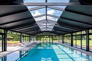 What pool structures for the indoor pool?