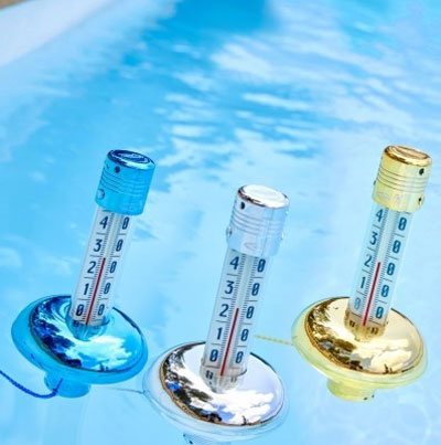 La température de l'eau de la piscine