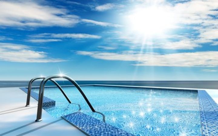 What are the means to limit the rise in temperature of the pool water?